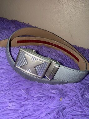 Nexbelt golf belt adjustable platinum